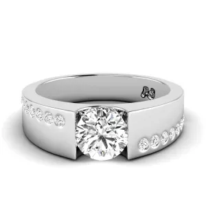 0.70-3.20 CT Round Cut Lab Grown Diamonds - Engagement Ring