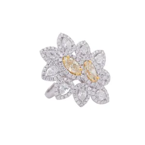 1.04 Carat Diamond Ring in 14k Two-Tone Gold
