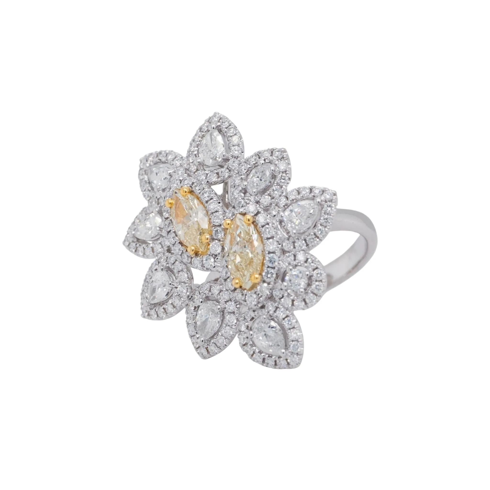 1.04 Carat Diamond Ring in 14k Two-Tone Gold