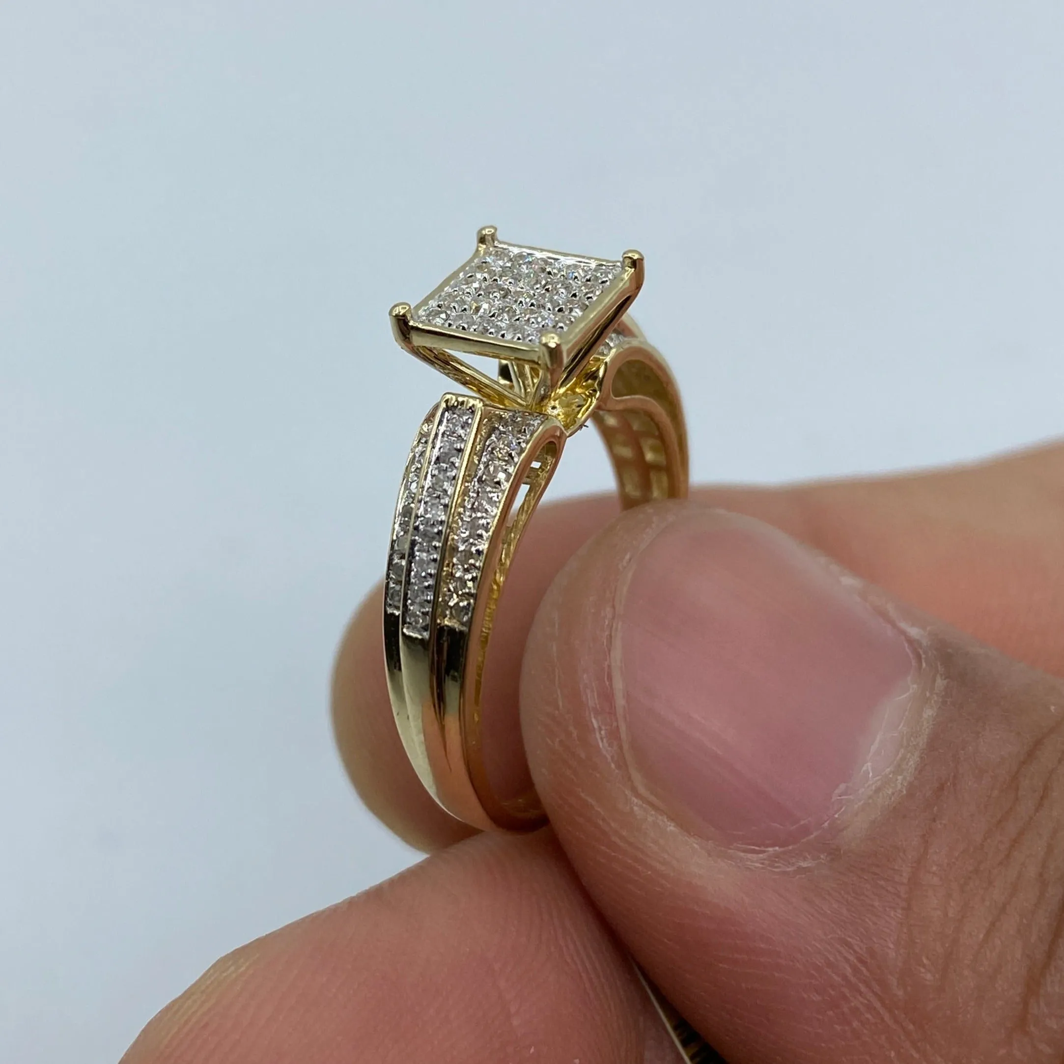 10K Athena Diamond Engagement Ring