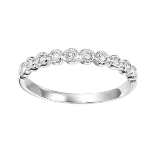 10K White Mixable Ring