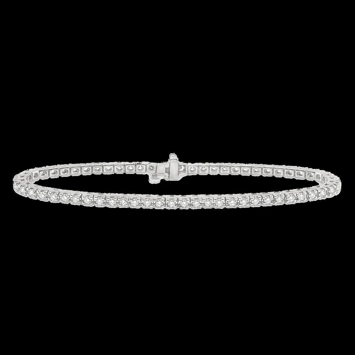 14K 2.00ct Diamond Tennis Bracelets