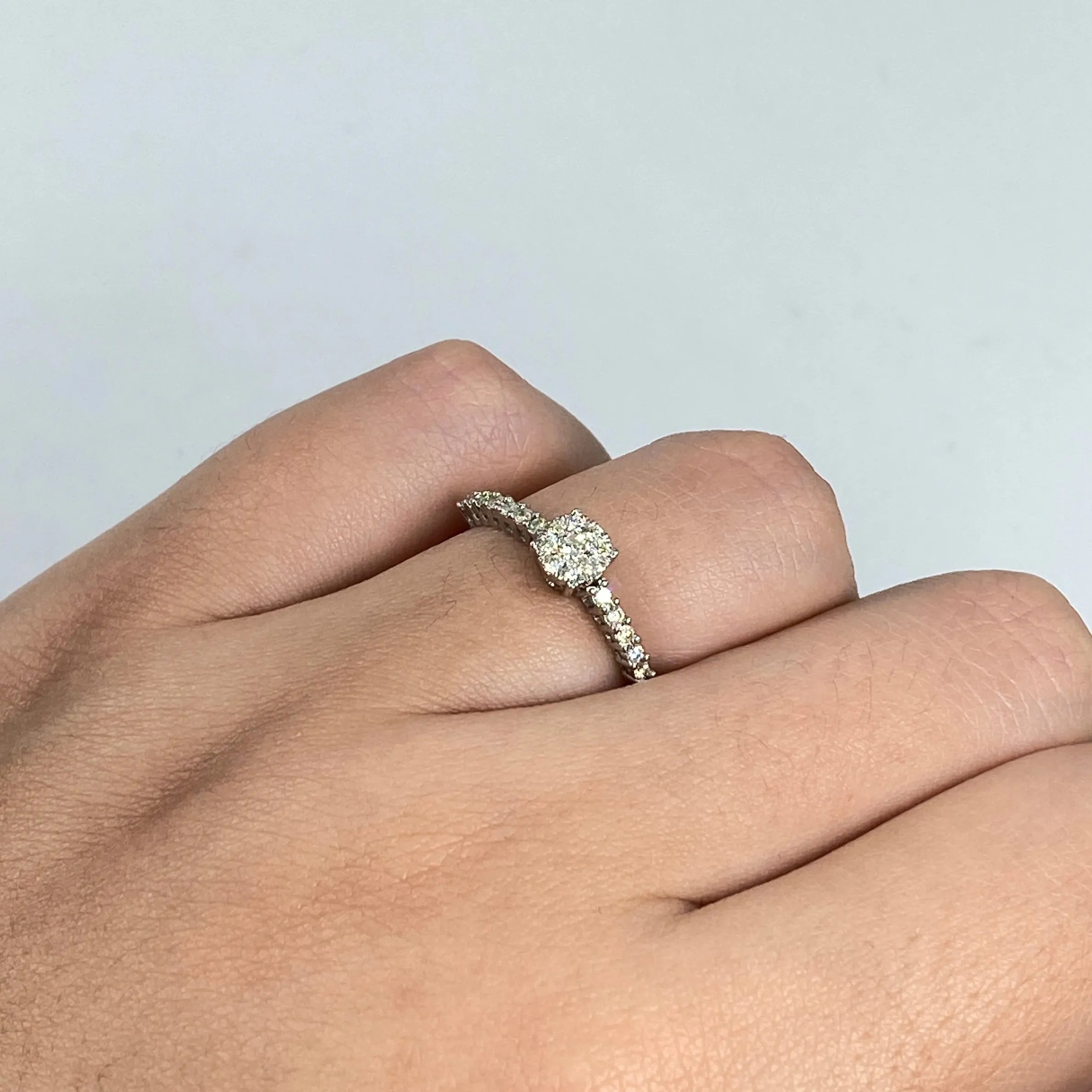 14K Diamond Cherish Engagement Ring