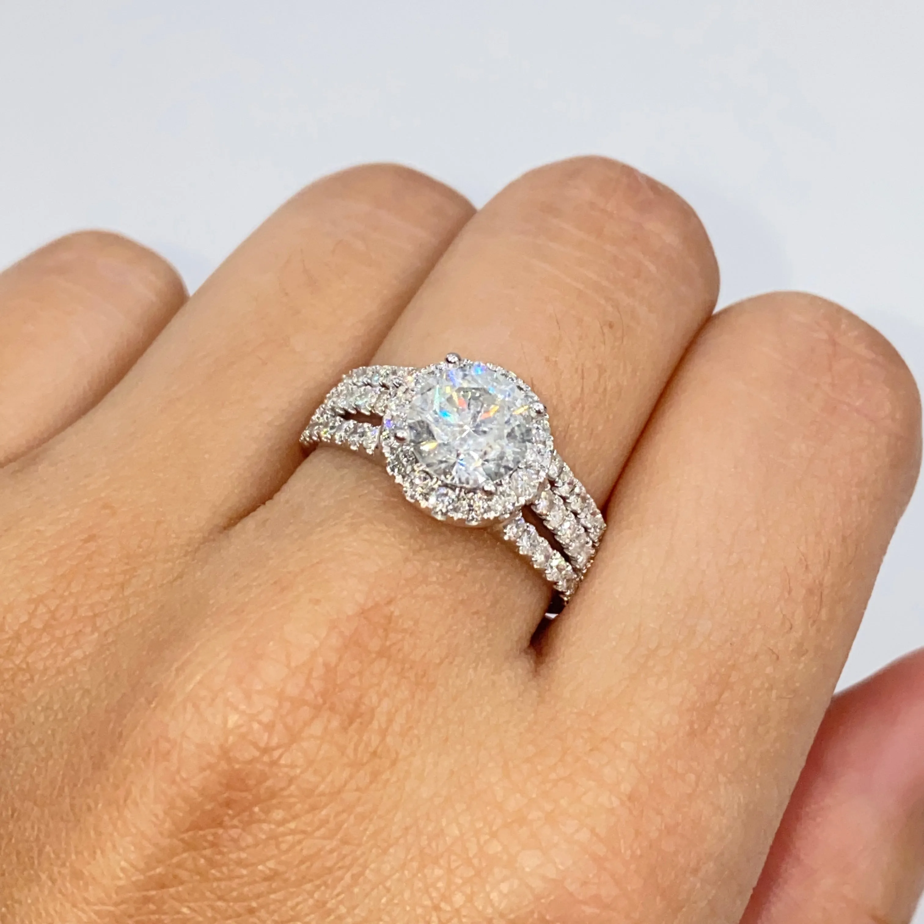 14K Dyanne Diamond Engagement Ring