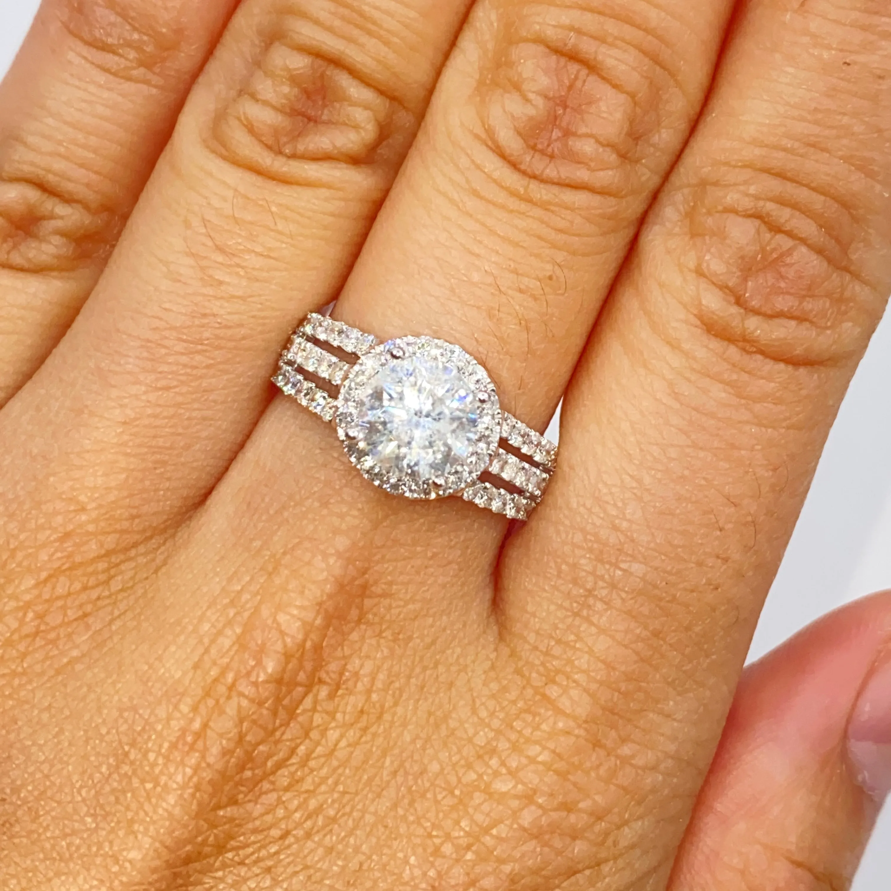 14K Dyanne Diamond Engagement Ring