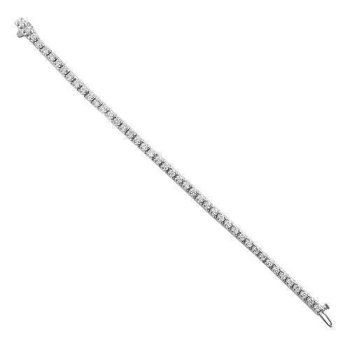 14K Gold Lab Diamond Tennis Bracelet 4.4 MM 11 CTW