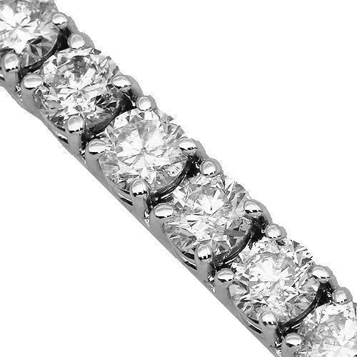 14K Gold Lab Diamond Tennis Bracelet 4.4 MM 11 CTW