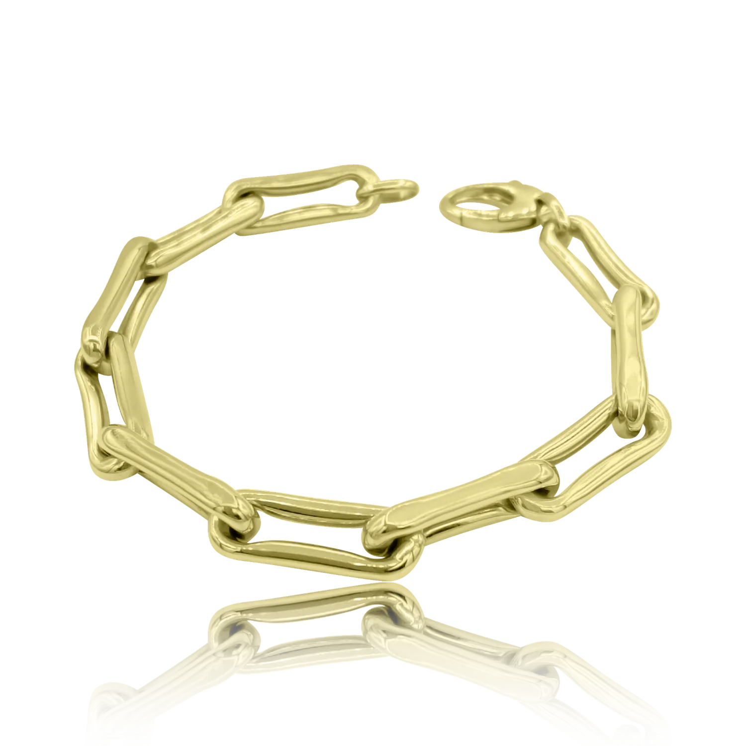 14K Gold Roma Link Bracelet