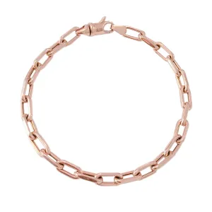 14K Gold Thick Oval Link Bracelet ~ Small Links