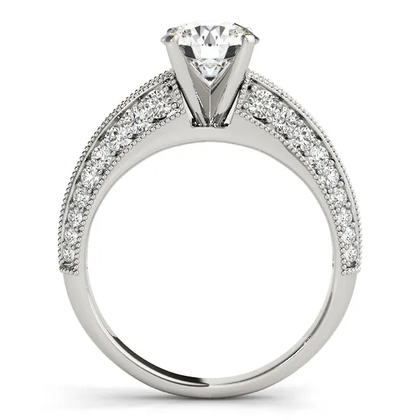 14K Multirow Engagement Ring