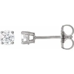 14K Rose 1/5 CTW Natural Diamond Stud Earrings