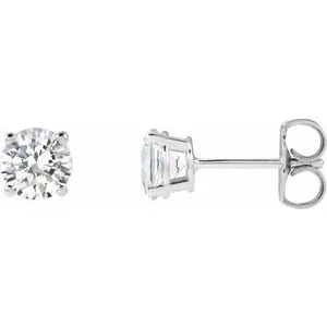 14K Rose 1/5 CTW Natural Diamond Stud Earrings