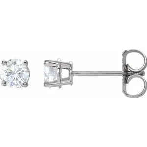 14K Rose 1/5 CTW Natural Diamond Stud Earrings