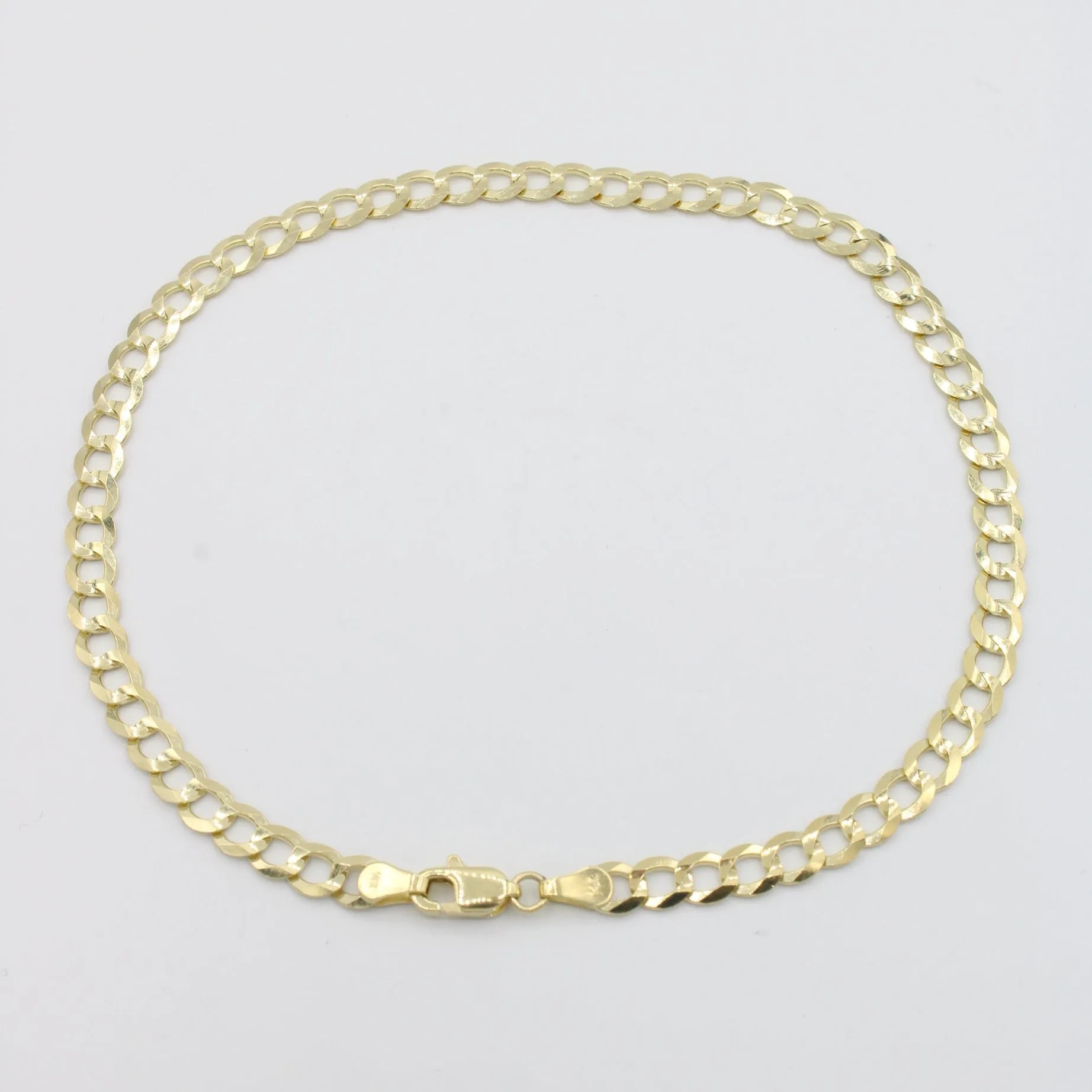 14K Solid Cuban Ankle Bracelet (4.5MM) 😍 JTJ™