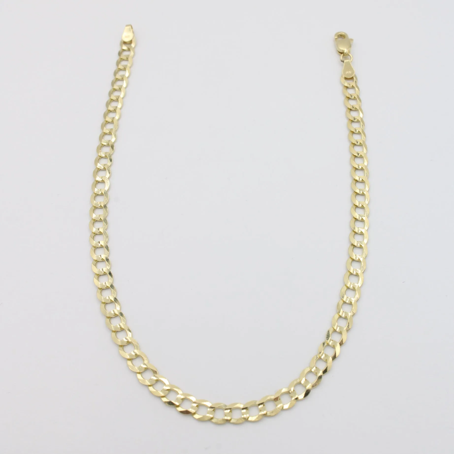 14K Solid Cuban Ankle Bracelet (4.5MM) 😍 JTJ™