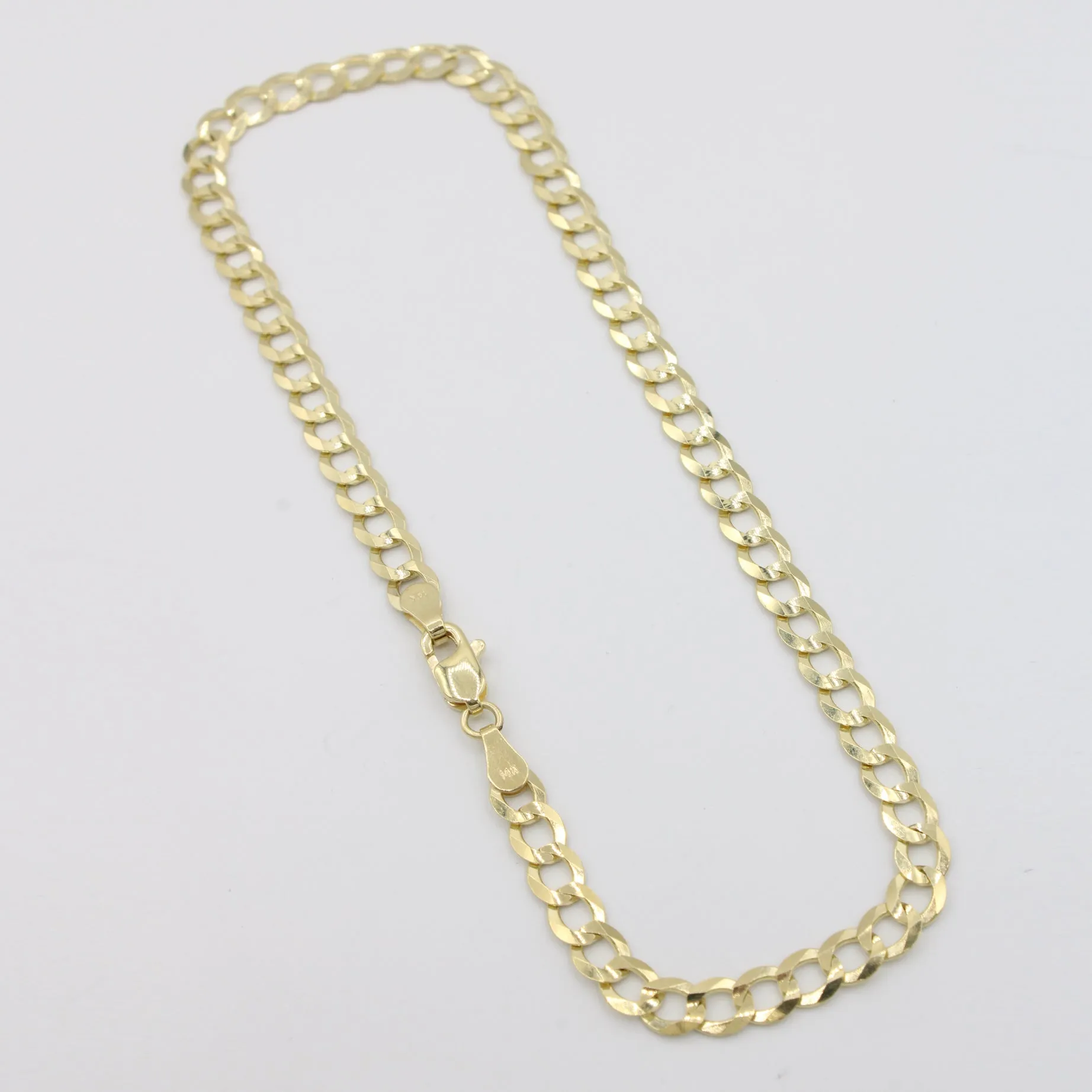 14K Solid Cuban Ankle Bracelet (4.5MM) 😍 JTJ™