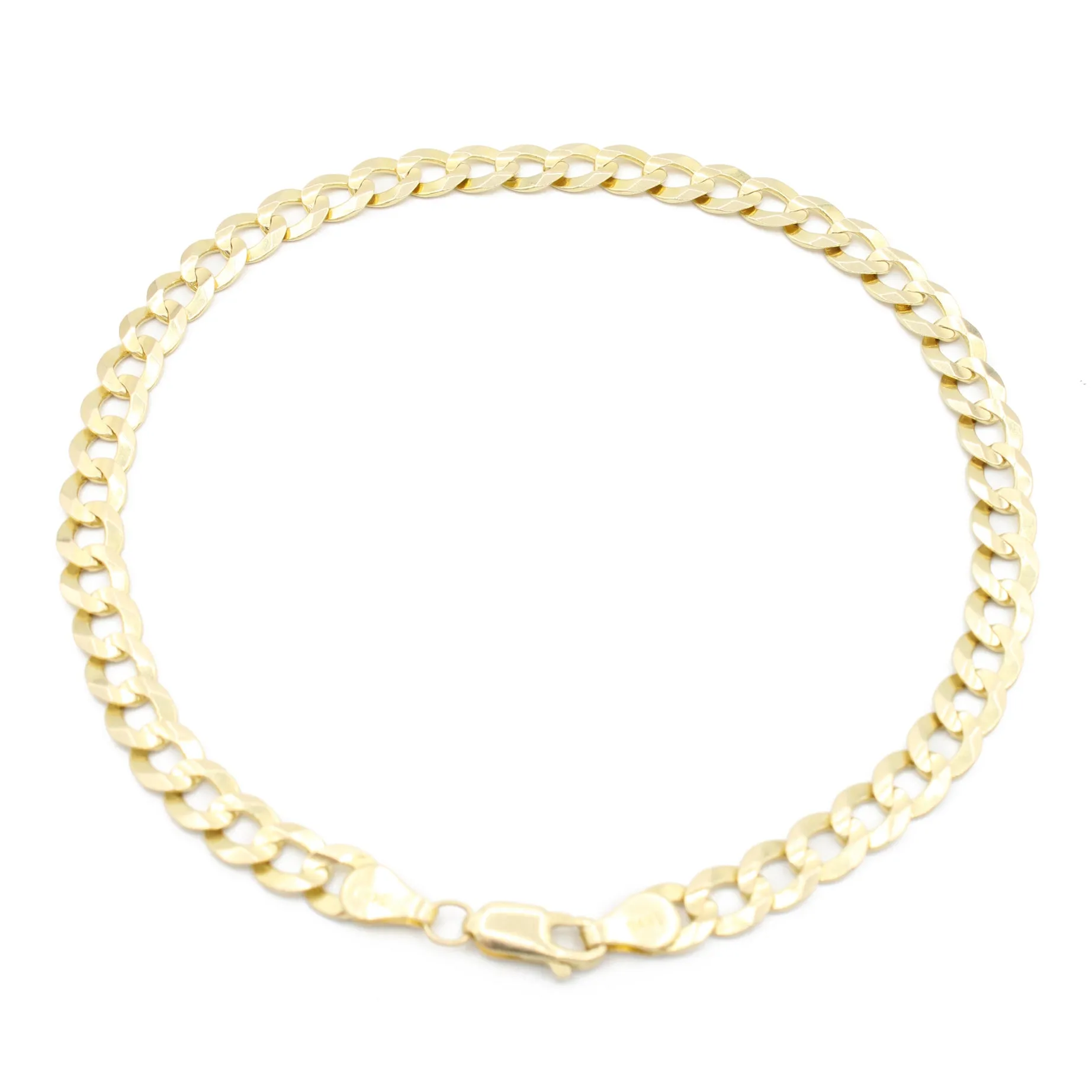 14K Solid Cuban Ankle Bracelet (6MM) JTJ™