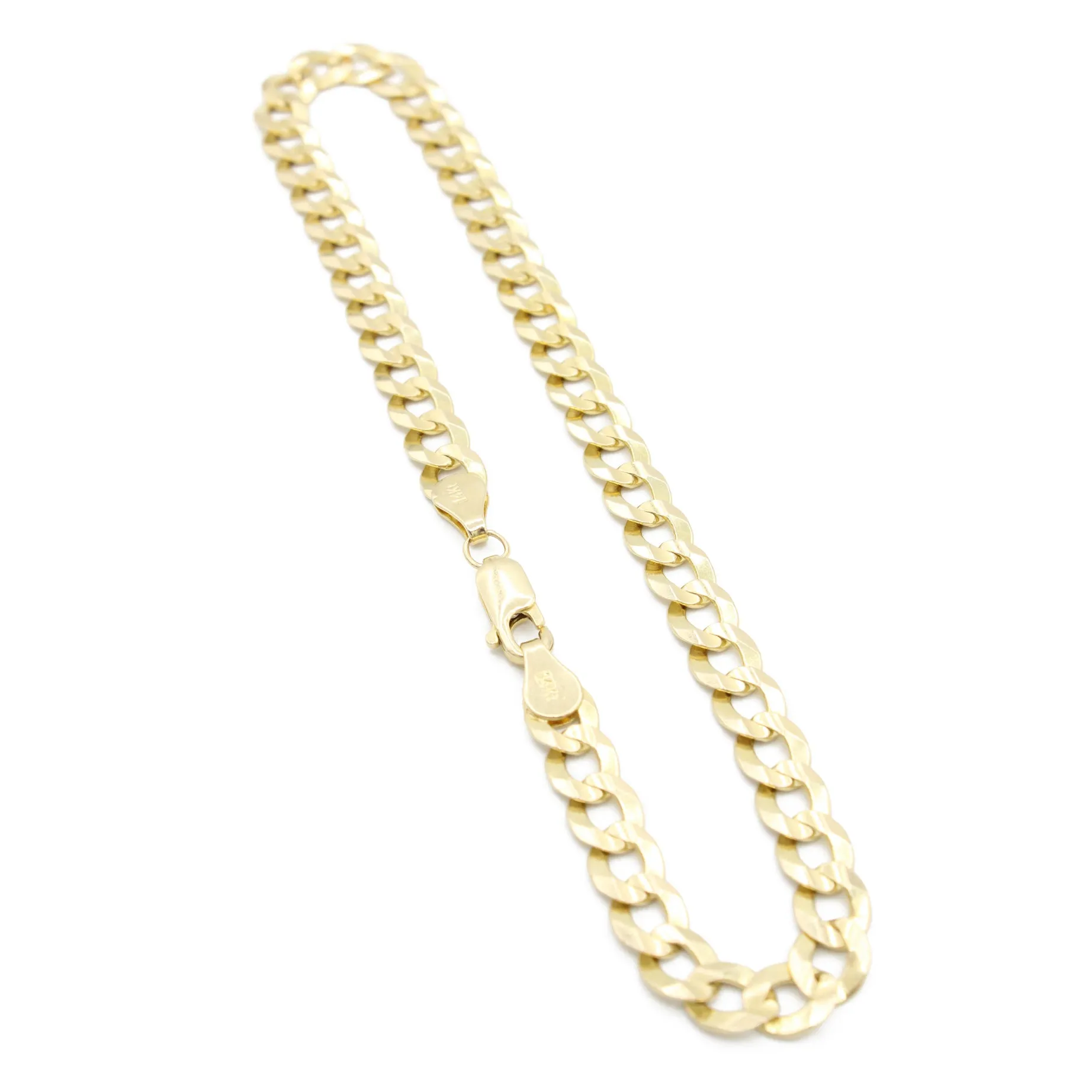 14K Solid Cuban Ankle Bracelet (6MM) JTJ™