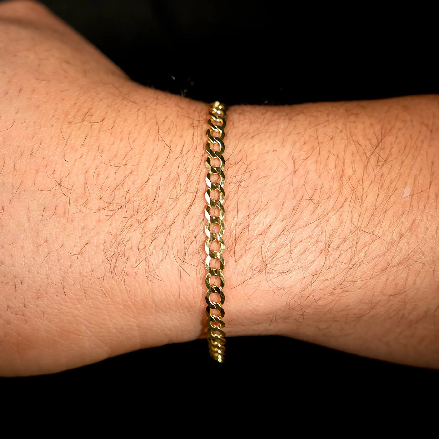 14K Solid Cuban Curb Bracelet (4.5MM) JTJ™
