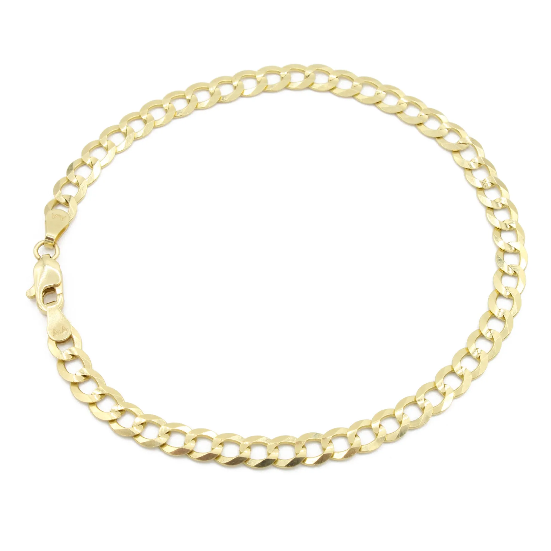 14K Solid Cuban Curb Bracelet (4.5MM) JTJ™