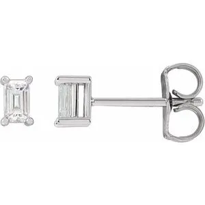 14K White 1/6 CTW Lab-Grown Diamond Stud Earrings