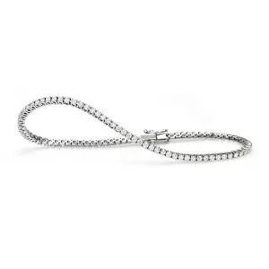 14k White Gold Diamond Tennis Bracelet- 1.50ctw