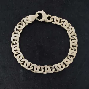 14kt Yellow Gold Chunky Mariner Link Bracelet, 7"
