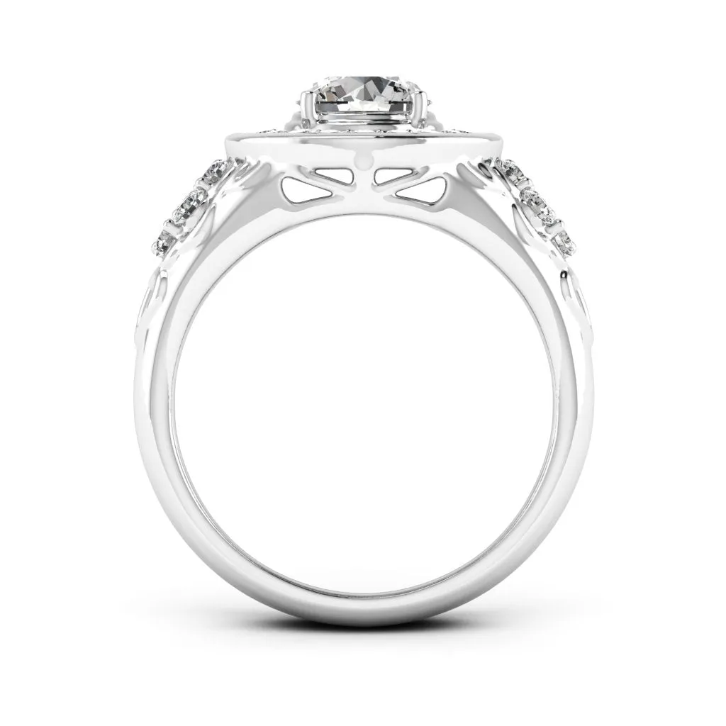 1.55 d.e.w. cts Katie Moissanite Ring