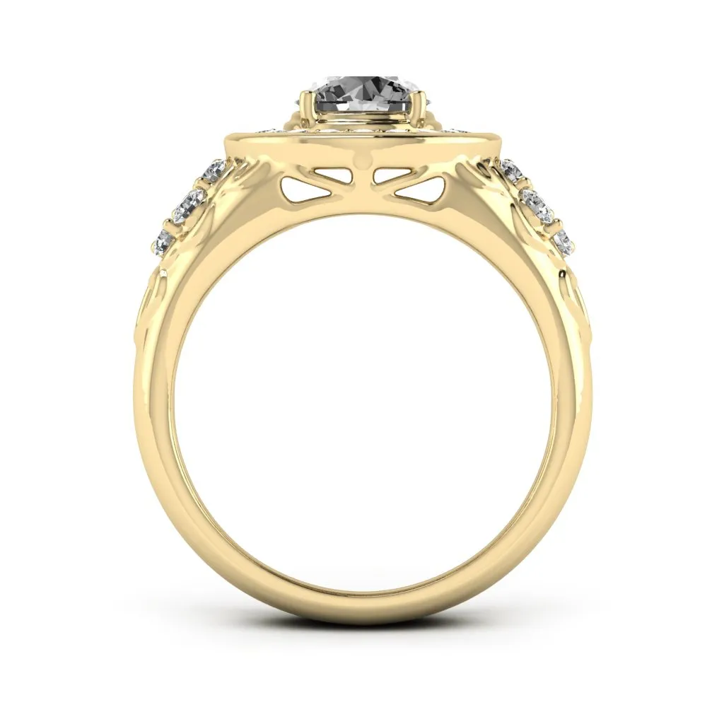 1.55 d.e.w. cts Katie Moissanite Ring