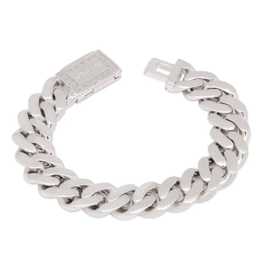 15mm Iced Miami Cuban Link Bracelet