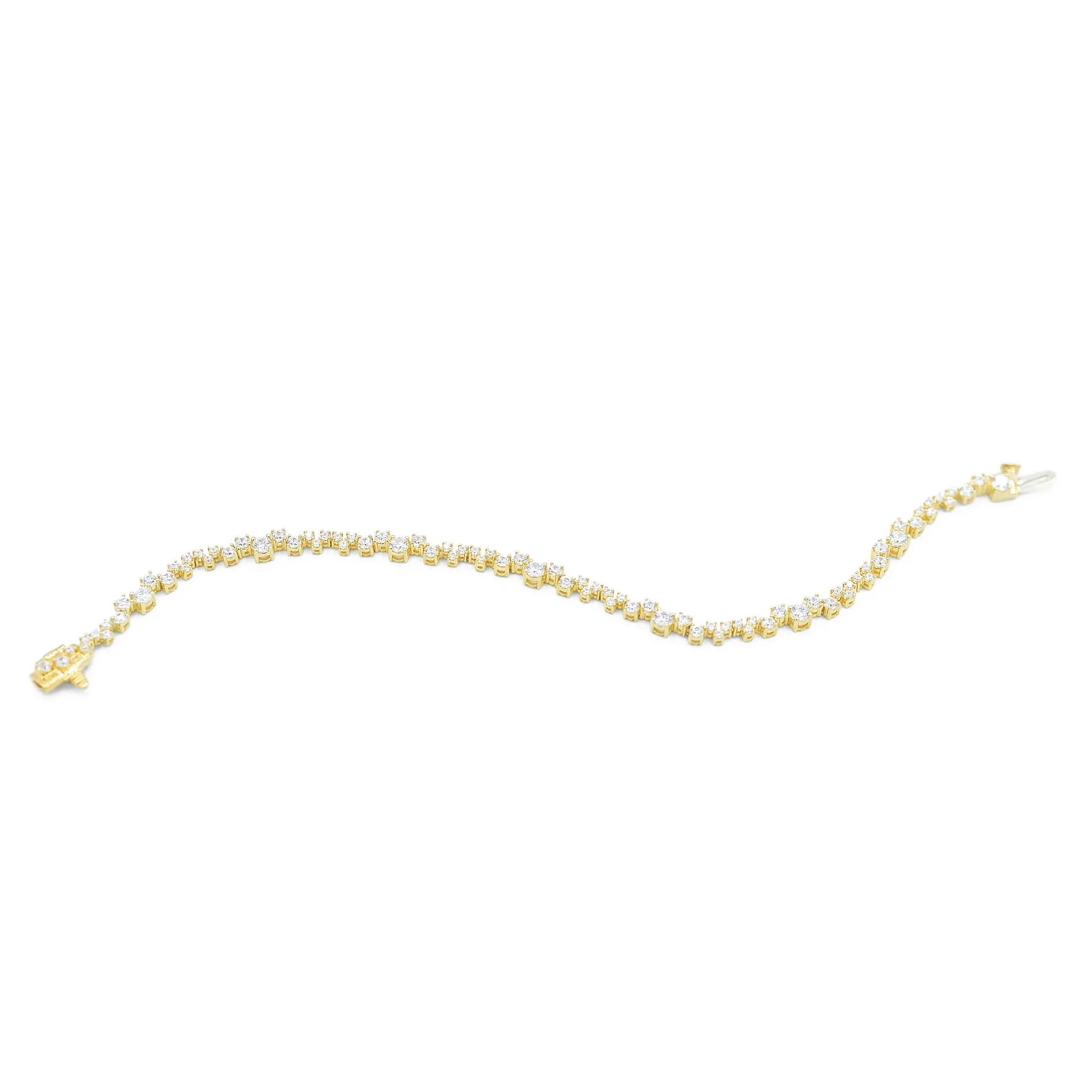 18k DNA Diamond Tennis Bracelet