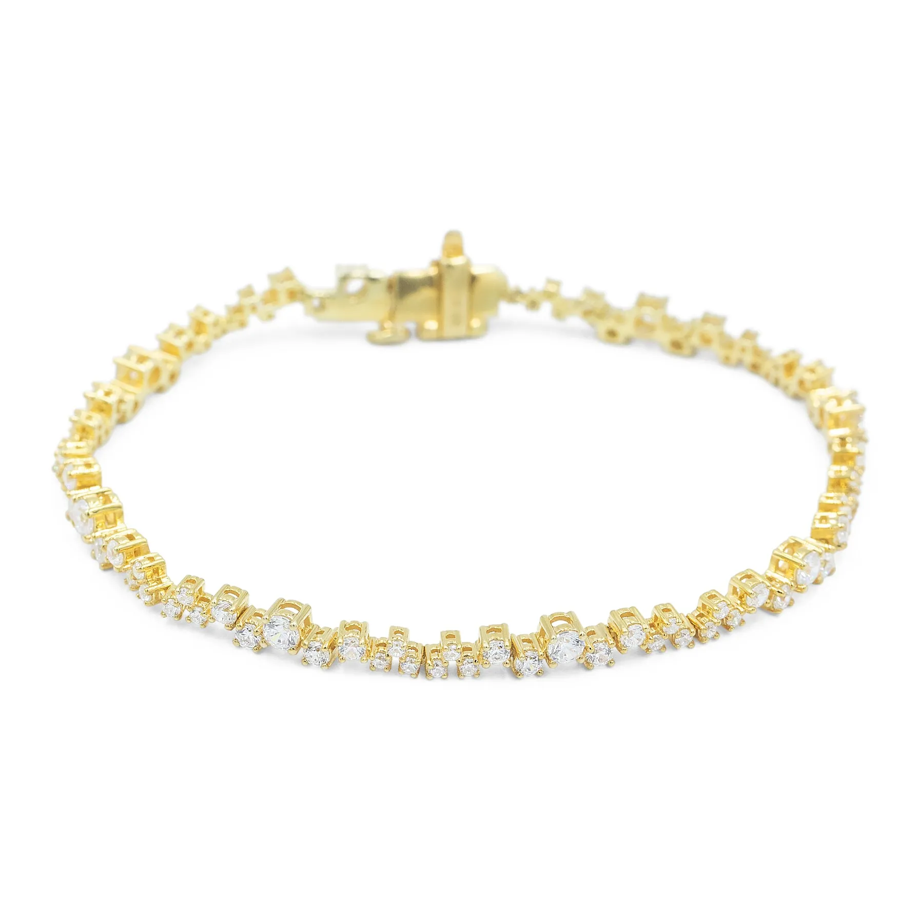 18k DNA Diamond Tennis Bracelet