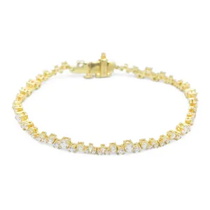 18k DNA Diamond Tennis Bracelet
