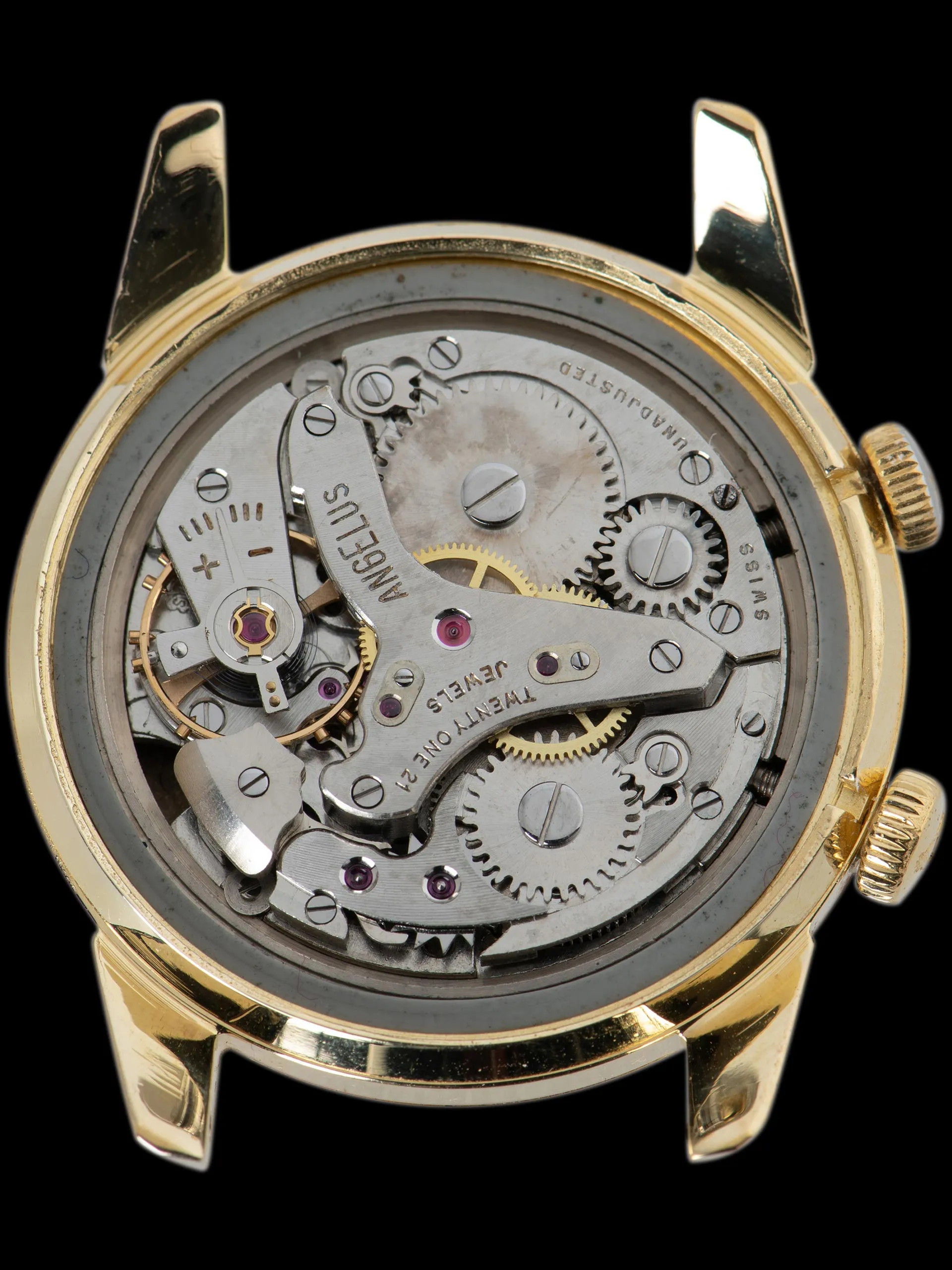 1960s Angelus Alarm (Ref. 10/118) "Gold Plated"