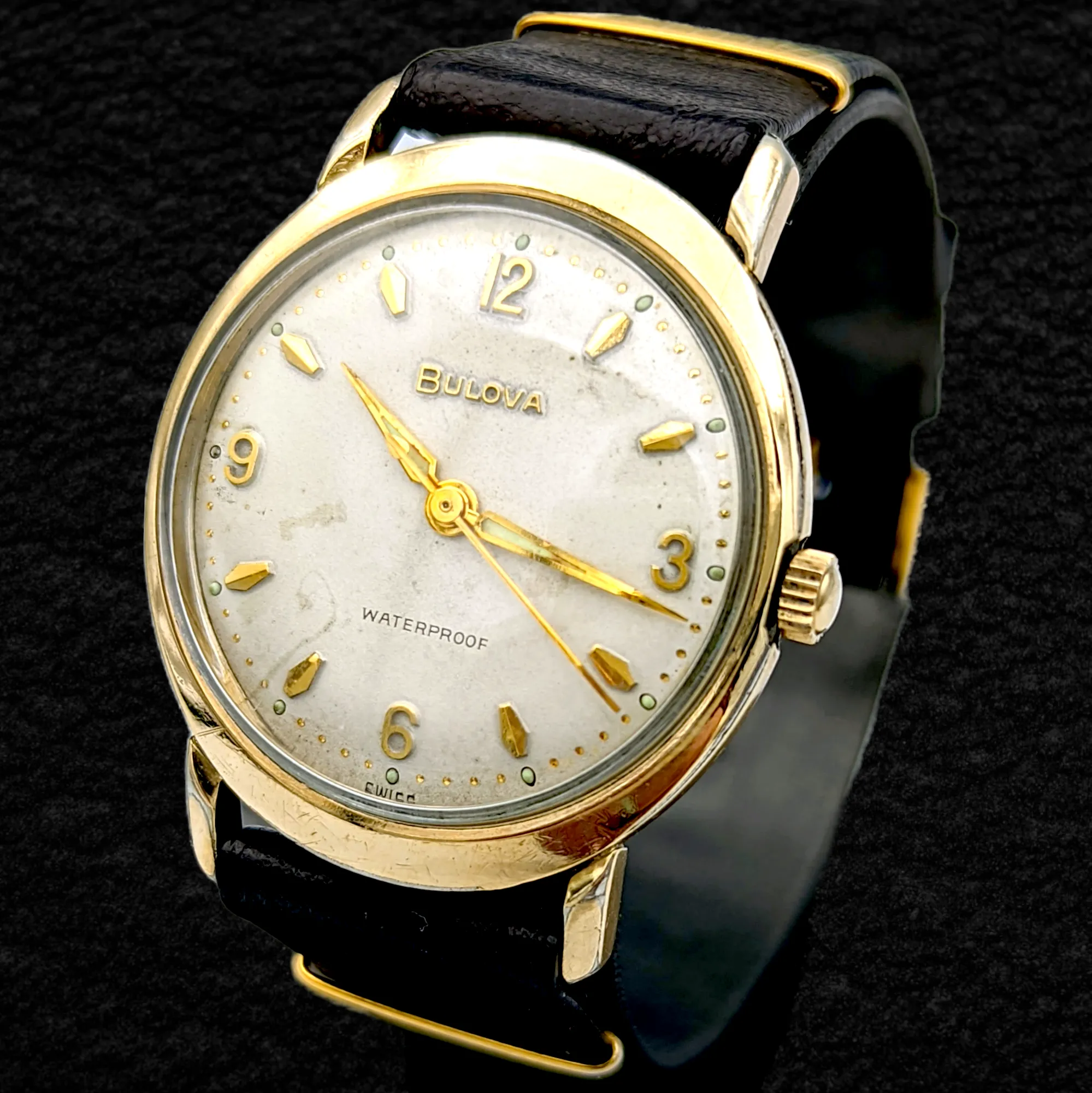 1961 BULOVA Sea King "J" Watch 17 Jewels Cal. 11AFC Swiss Made