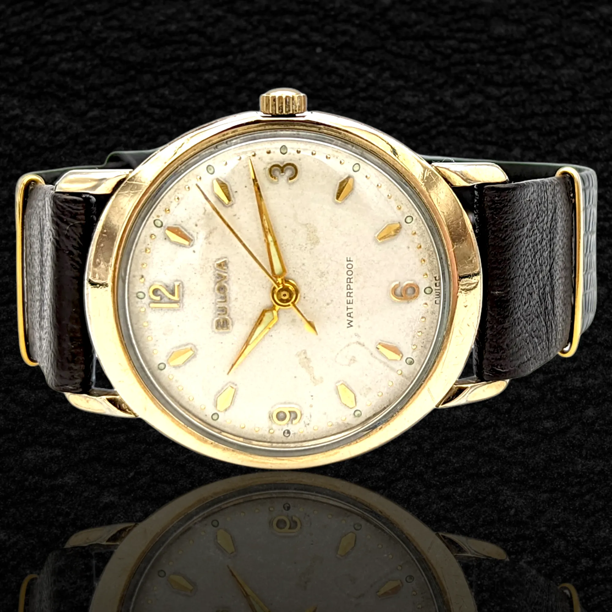 1961 BULOVA Sea King "J" Watch 17 Jewels Cal. 11AFC Swiss Made