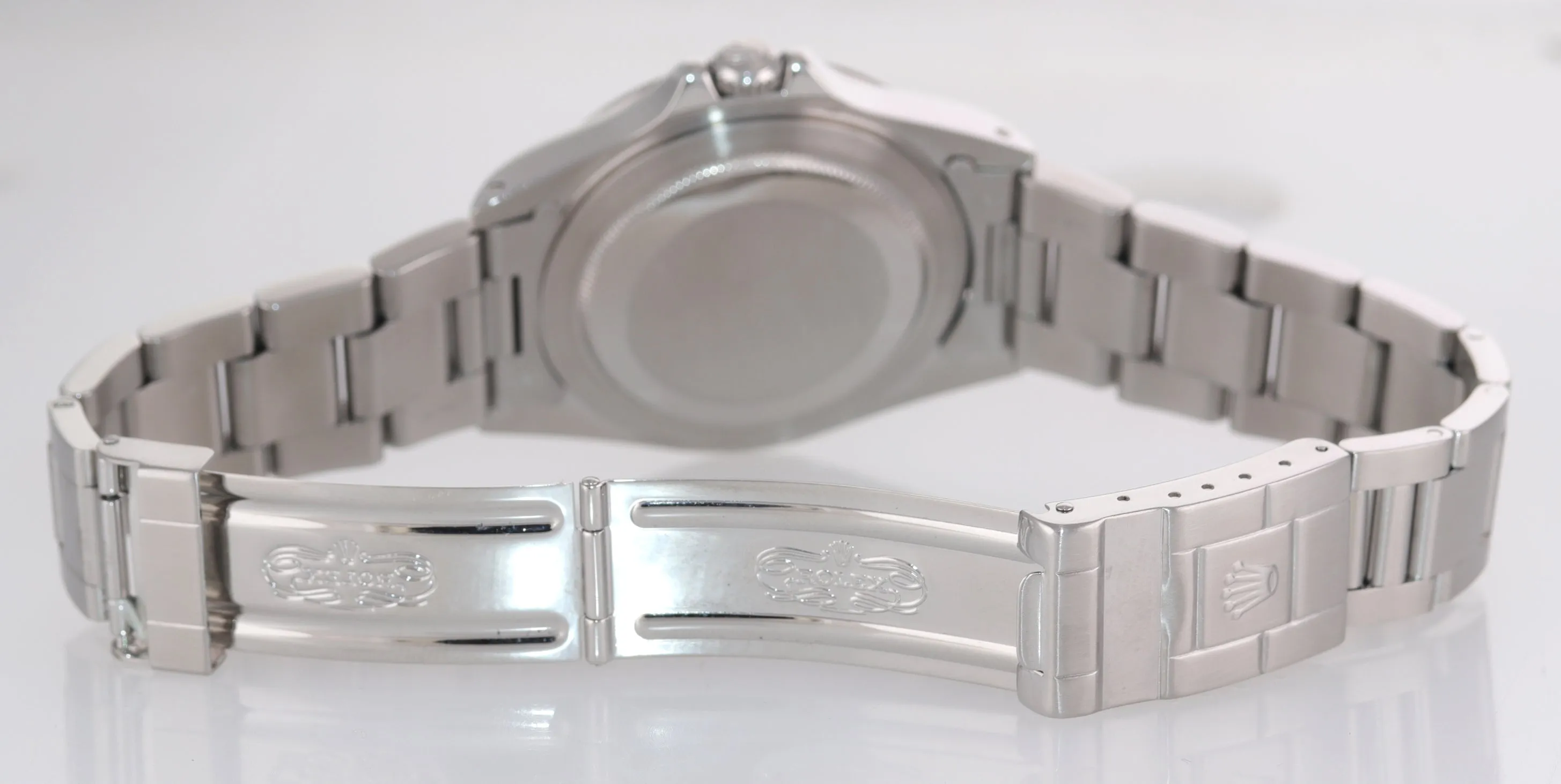 1999 Rolex Explorer II 16570 Stainless Steel Black Dial GMT 40mm Watch Box