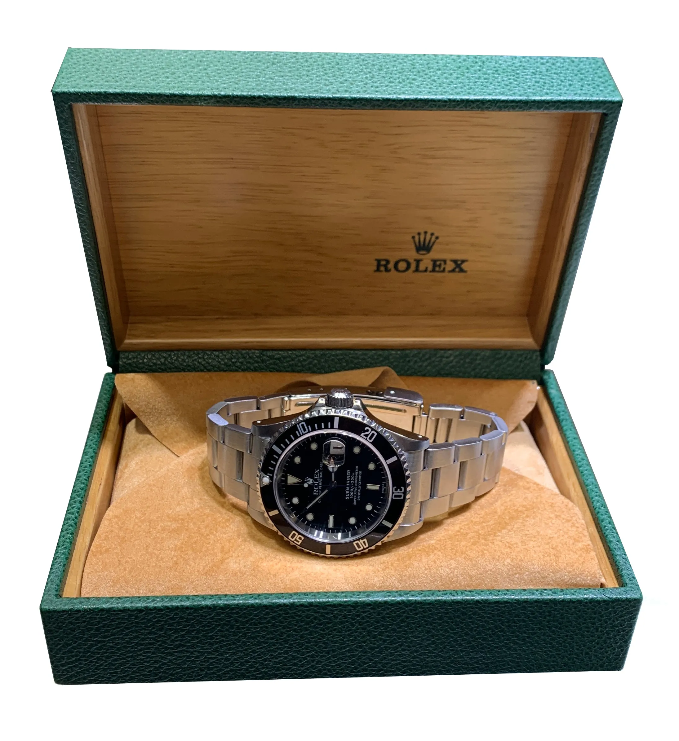 2000 Rolex Submariner Date U SERIAL 16610 SWISS ONLY Stainless 40mm Dive Watch