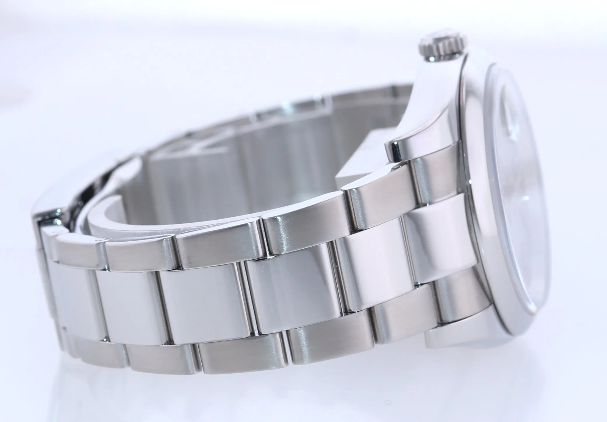 2008 Rolex DateJust Silver Concentric Arabic 116200 36mm Oyster Steel Watch Box