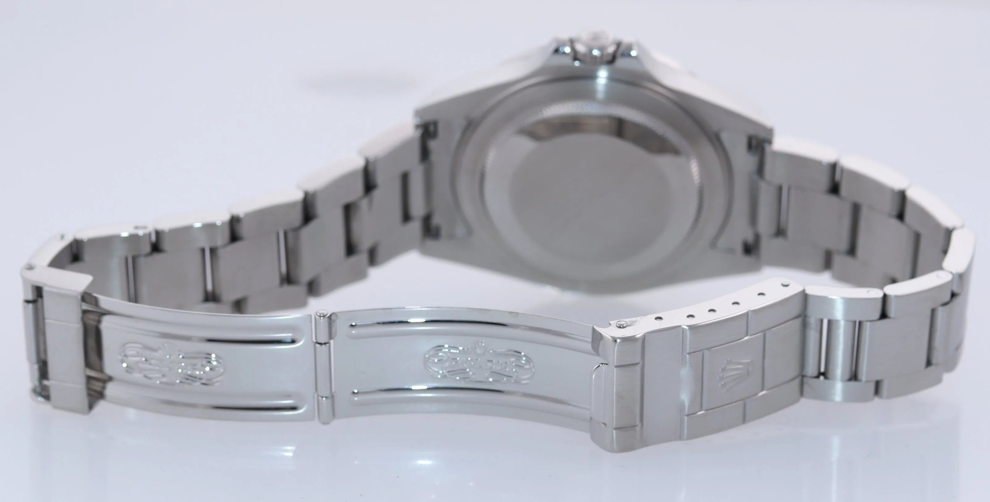 2010 Rolex 3186 WHITE Explorer II 16570 Stainless Steel Date 40mm Watch Box