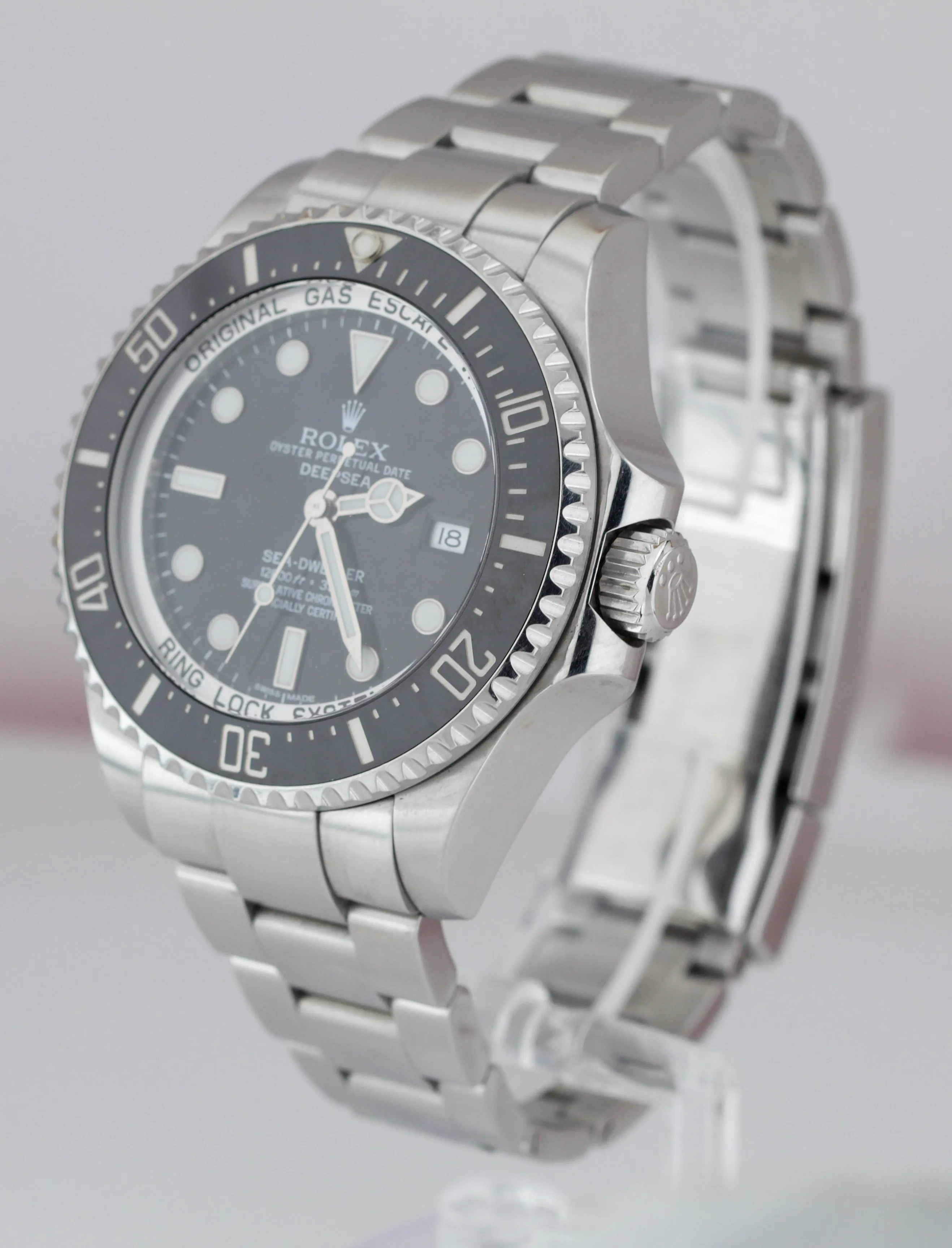 2013 Men's Rolex Sea-Dweller Deepsea Stainless 44mm Black Dive Watch 116660