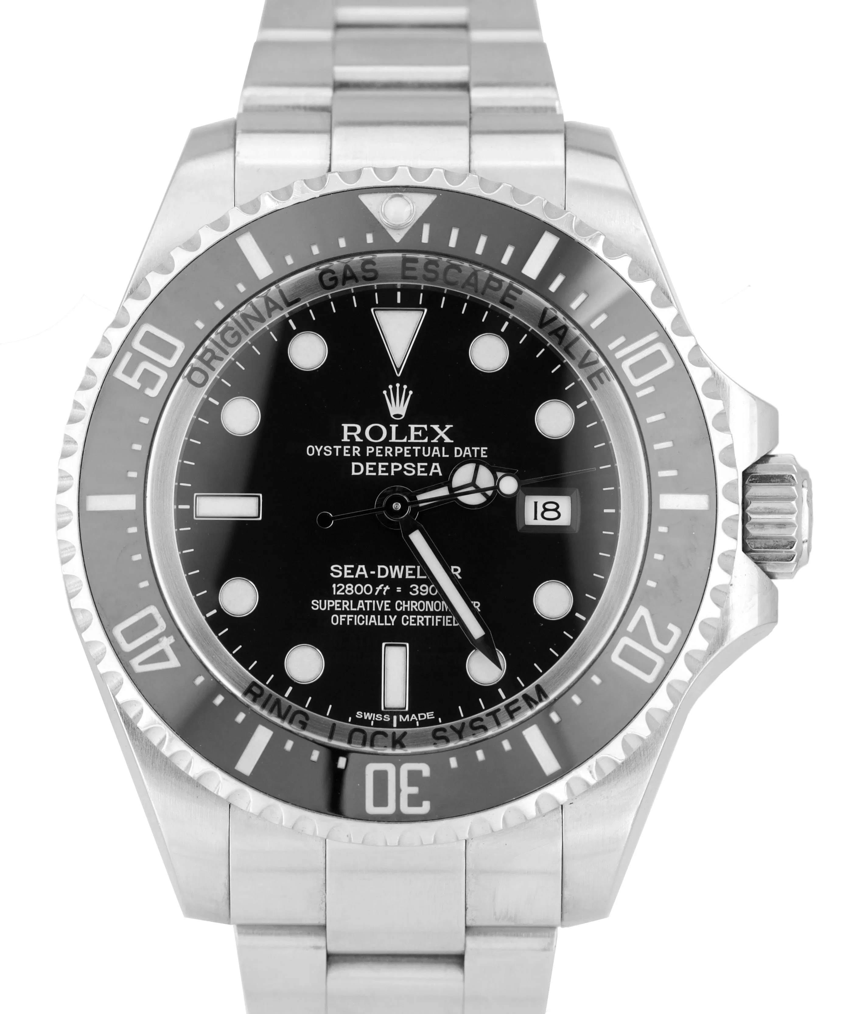 2013 Men's Rolex Sea-Dweller Deepsea Stainless 44mm Black Dive Watch 116660