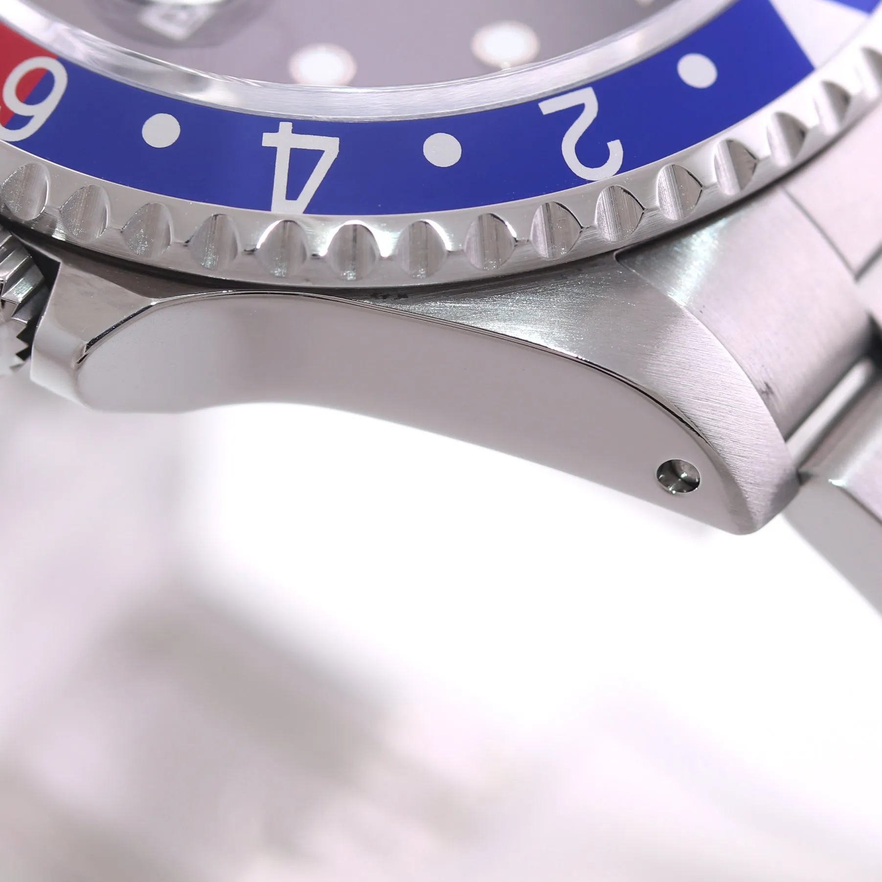2014 RSC Service Rolex GMT-Master Pepsi Blue Red Steel 16700 Watch Oyster Box