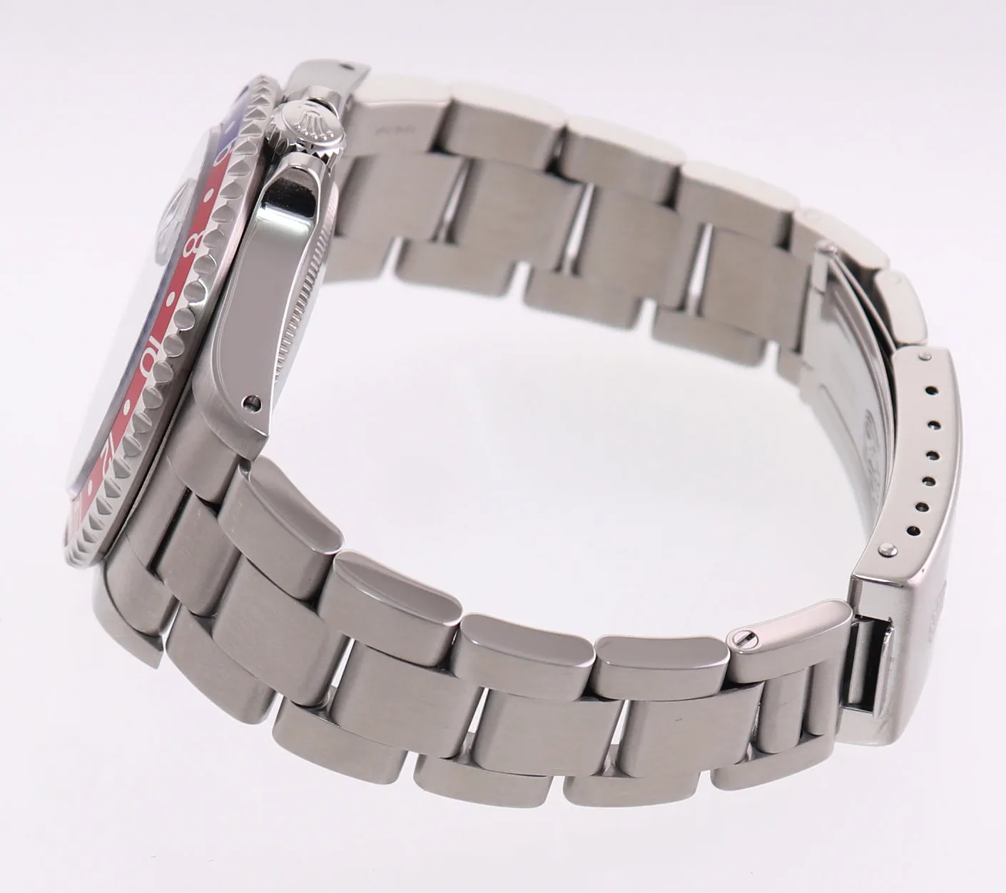 2014 RSC Service Rolex GMT-Master Pepsi Blue Red Steel 16700 Watch Oyster Box