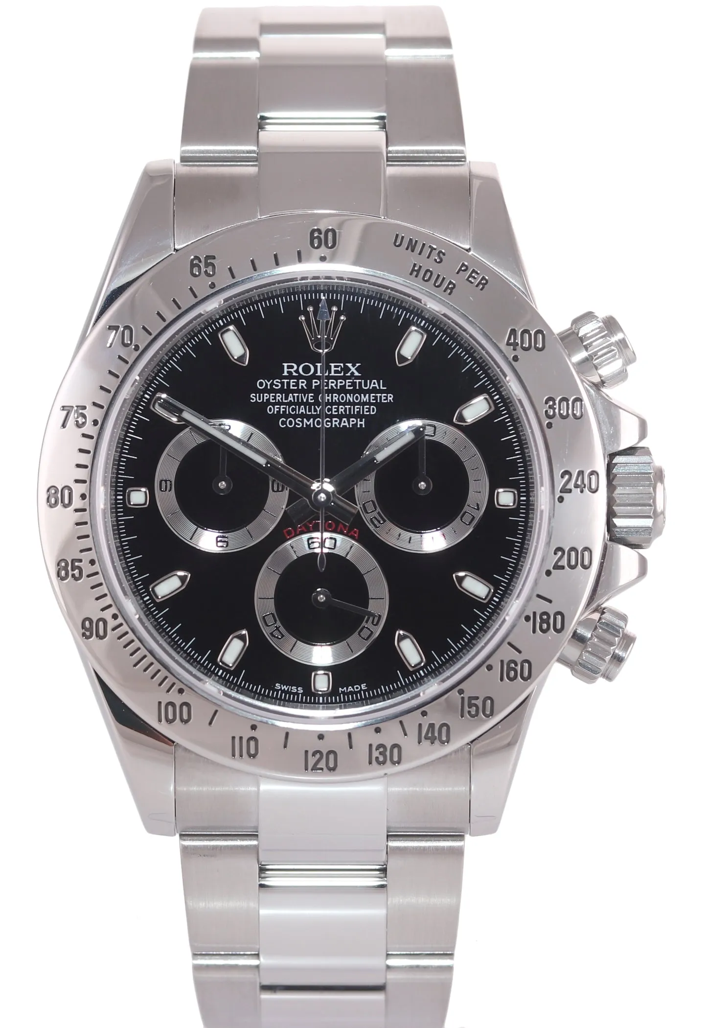 2015 PAPERS CHROMALIGHT Rolex Daytona 116520 Black Steel 40mm Watch Box