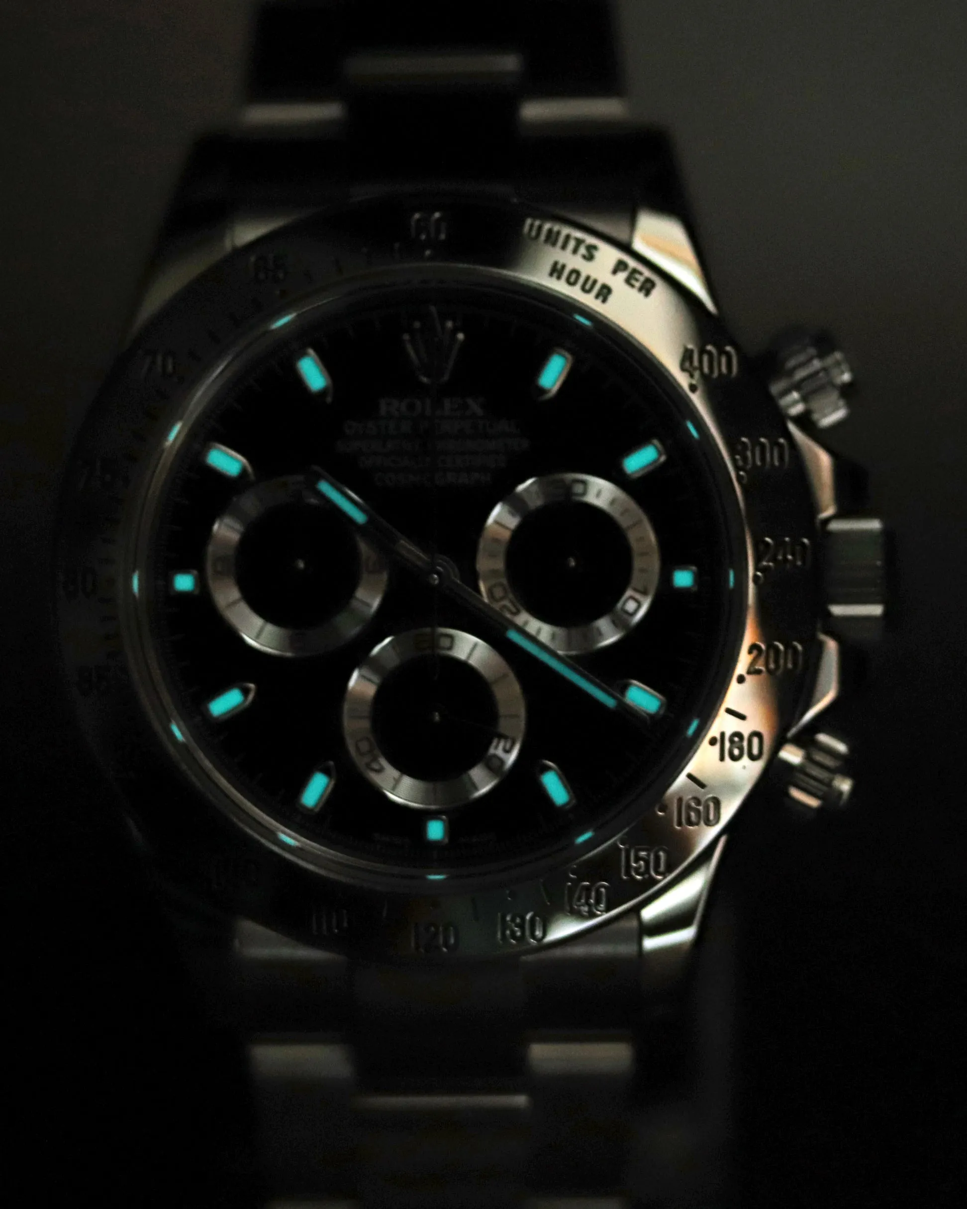 2015 PAPERS CHROMALIGHT Rolex Daytona 116520 Black Steel 40mm Watch Box