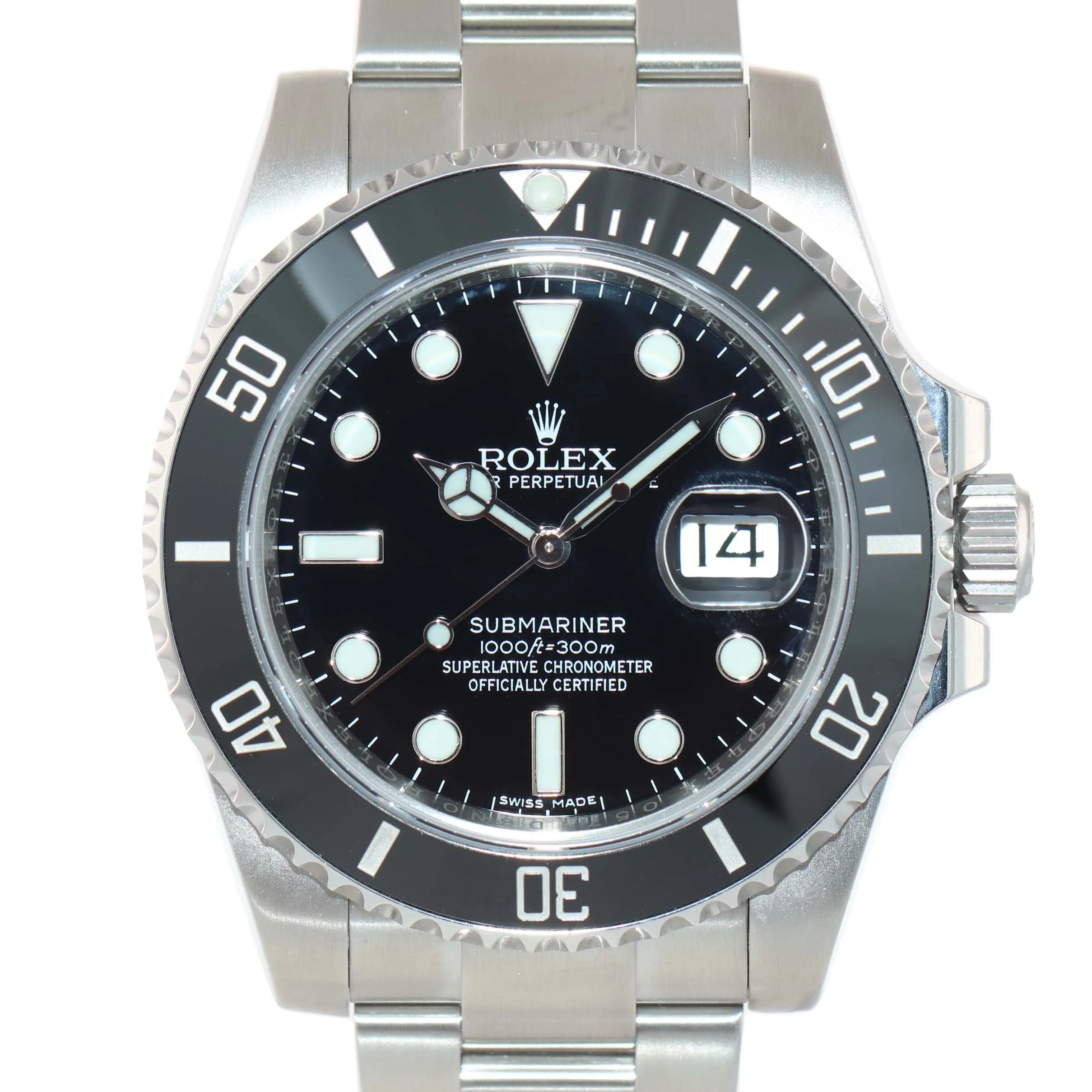 2018-2020 Rolex Submariner Date 116610 Steel Black Dial Ceramic Bezel Watch Box