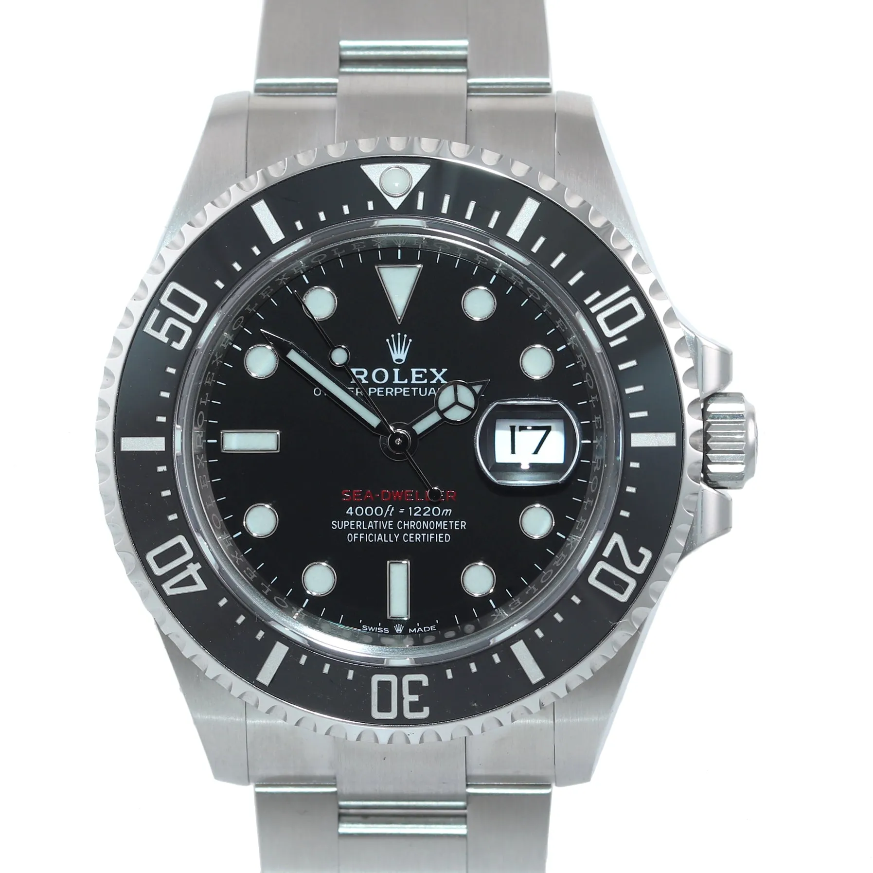 2020 BRAND NEW PAPERS Mark II Rolex Red Sea-Dweller 43mm 126600 Watch Box