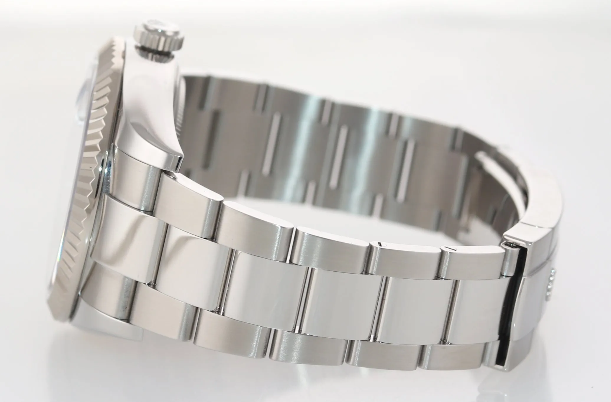 2020 NEW PAPERS Rolex Sky-Dweller Stainless White Gold Black 326934 42mm Watch
