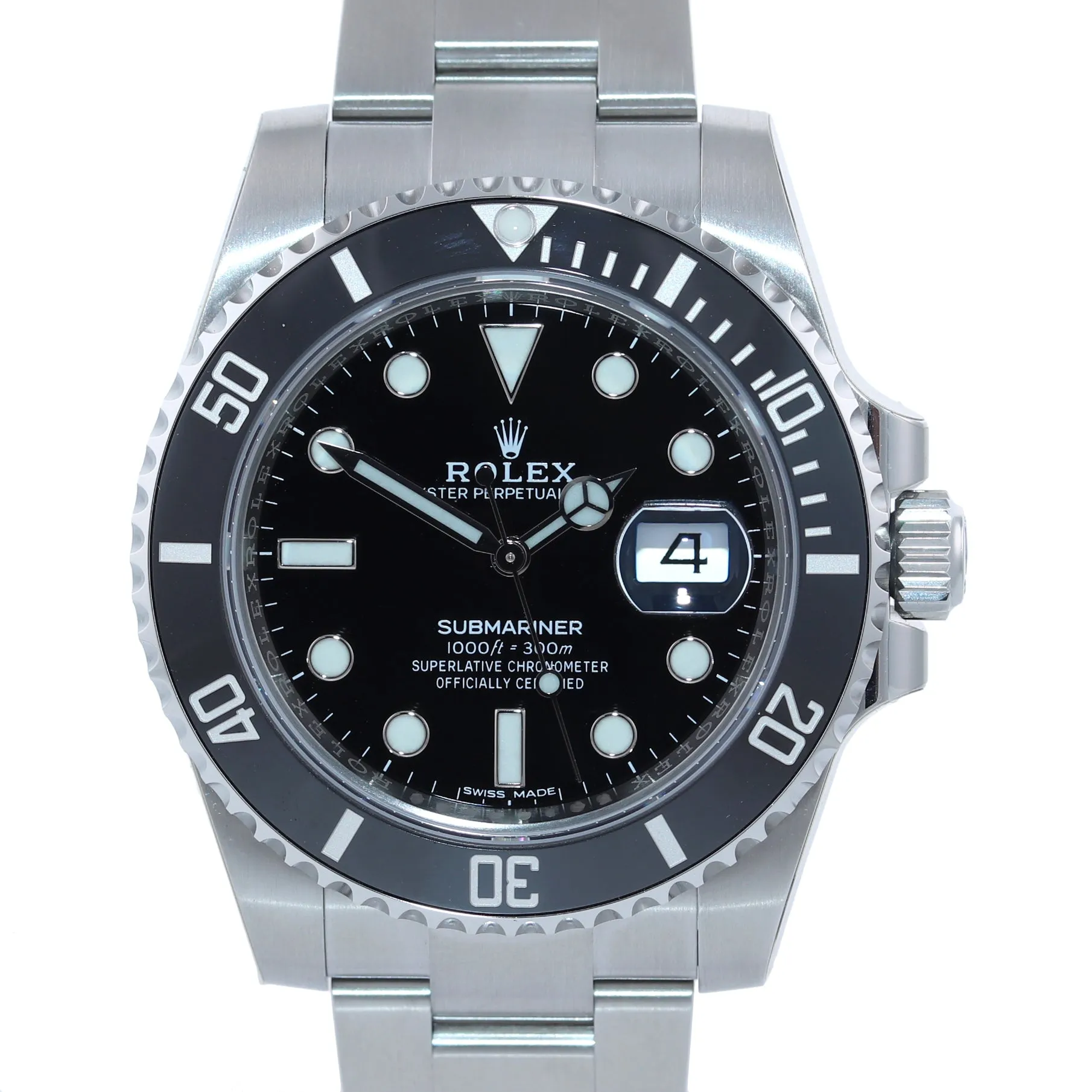 2020 NEW STICKERS PAPERS Rolex Submariner 116610 Steel Black Ceramic Watch Box